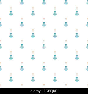 Whisk pattern, cartoon style Stock Vector