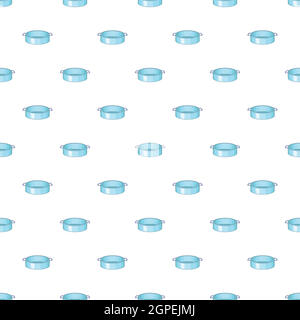 Pan pattern, cartoon style Stock Vector