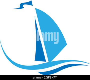 Cruise ship logo icon design template vector Stock Vector
