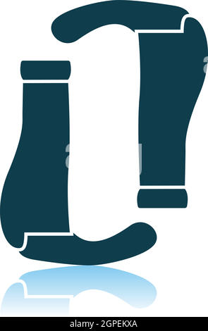 Bike Grips Icon Stock Vector