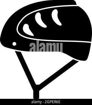 Climbing Helmet Icon Stock Vector