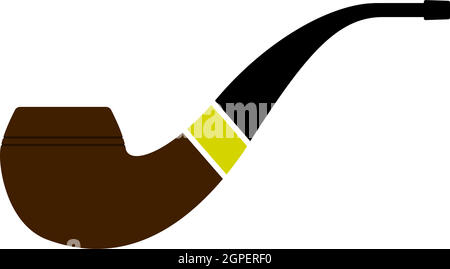 Smoking Pipe Icon Stock Vector