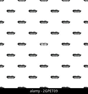 Armoured troop carrier wheeled pattern Stock Vector