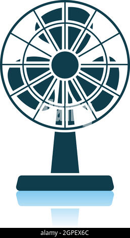 Electric Fan Icon Stock Vector