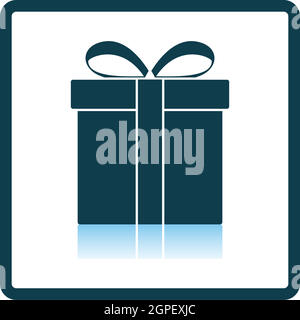 Gift Box Icon Stock Vector