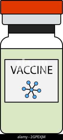Covid Vaccine Icon Stock Vector