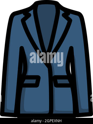 Business Woman Suit Icon Stock Vector