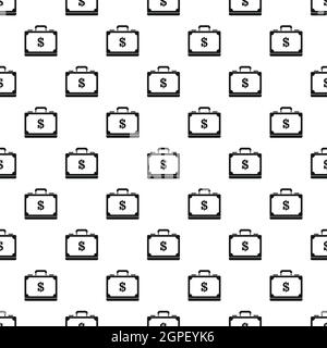 Dollar briefcase pattern, simple style Stock Vector