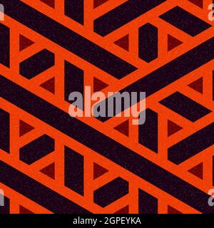 Computer-generated Hexagon Tile Connection art background design illustration Stock Vector