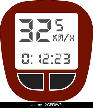Bike Computer Icon Stock Vector