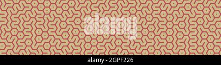 Computer-generated Hexagon Tile Connection art background design illustration Stock Vector