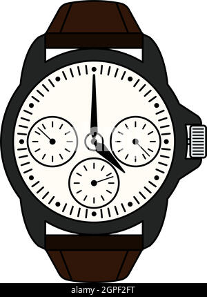 Business Watch Icon Stock Vector