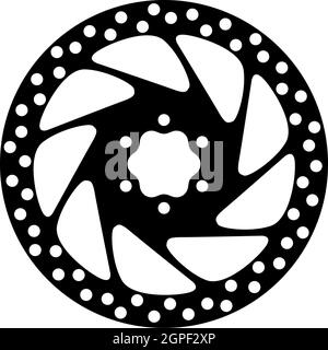 Bike Brake Disc Icon Stock Vector