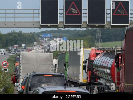 Stau A2 Richtung Dortmund