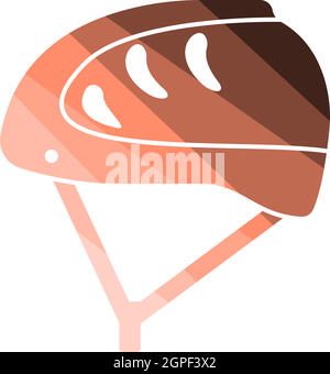Climbing Helmet Icon Stock Vector