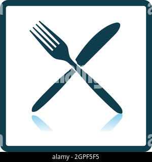 Fork And Knife Icon Stock Vector