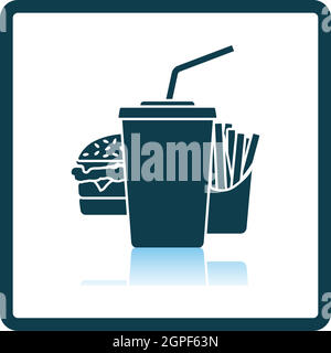 Fast Food Icon Stock Vector