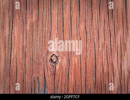 Rich brown wood texture. Abstract background, empty template. Stock Photo