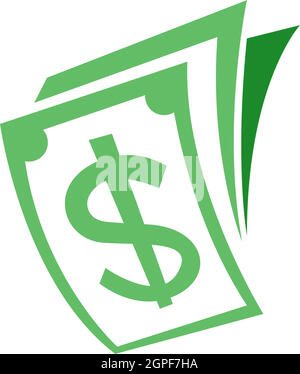 Cash logo icon design vector illustration Stock Vector