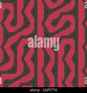 Computer-generated Hexagon Tile Connection art background design illustration Stock Vector