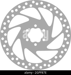 Bike Brake Disc Icon Stock Vector