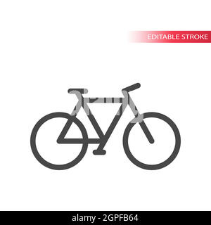 Bicycle line vector icon Stock Vector