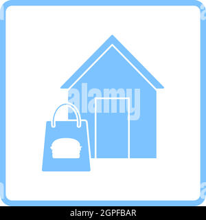 Food Delivery Icon Stock Vector