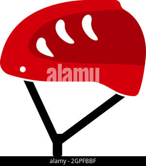 Climbing Helmet Icon Stock Vector