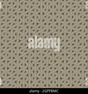 Computer-generated Hexagon Tile Connection art background design illustration Stock Vector