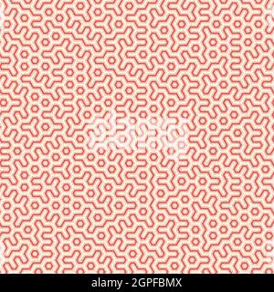 Computer-generated Hexagon Tile Connection art background design illustration Stock Vector