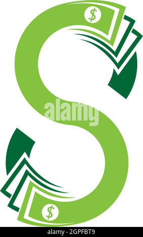 Cash logo icon design vector illustration Stock Vector