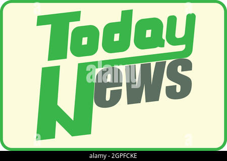 News icon, cartoon style Stock Vector