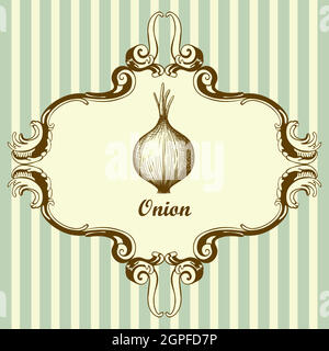 Onion Icon Stock Vector