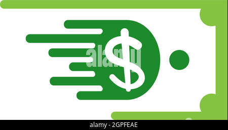 Cash logo icon design vector illustration Stock Vector