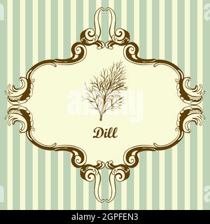 Dill Icon Stock Vector
