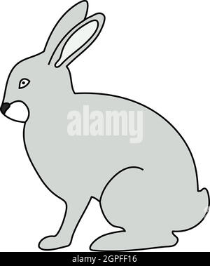 Easter Rabbit Icon Stock Vector