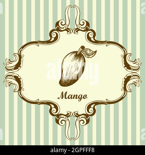Icon Of Mango Stock Vector
