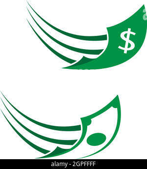 Cash logo icon design vector illustration Stock Vector