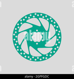 Bike Brake Disc Icon Stock Vector