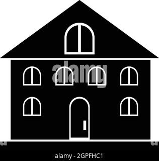 Simple home icon - house design element vector Stock Vector Image & Art ...