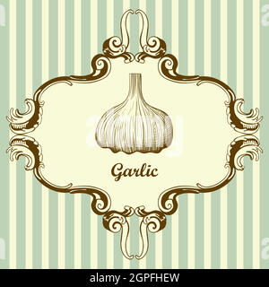 Garlic Icon Stock Vector