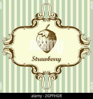 Icon Of Strawberry Stock Vector
