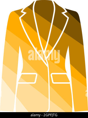 Business Woman Suit Icon Stock Vector