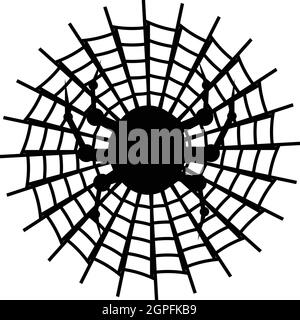 Spider icon, simple style Stock Vector