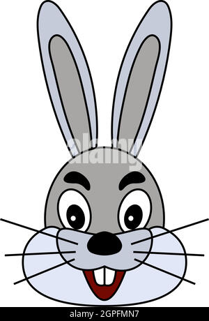 Easter Rabbit Icon Stock Vector