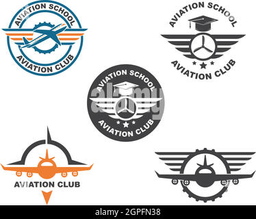 aviation academy vector illustration design Stock Vector