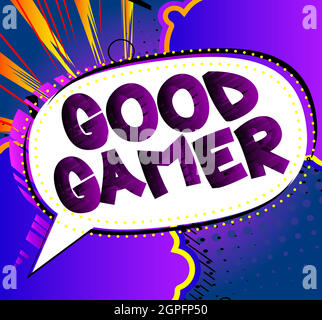 Pc or Console gaming, Gamer related words, quote. Stock Vector