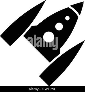 rocket space isolated icon Stock Vector Image & Art - Alamy
