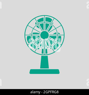 Electric Fan Icon Stock Vector