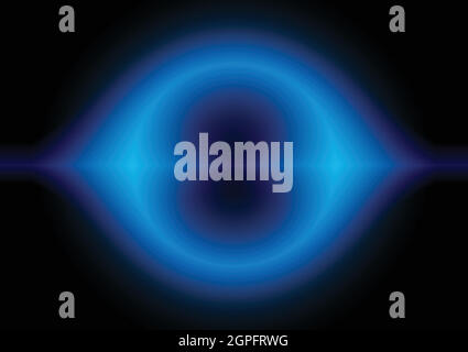Abstract blue plasma modern horizontal background Stock Vector
